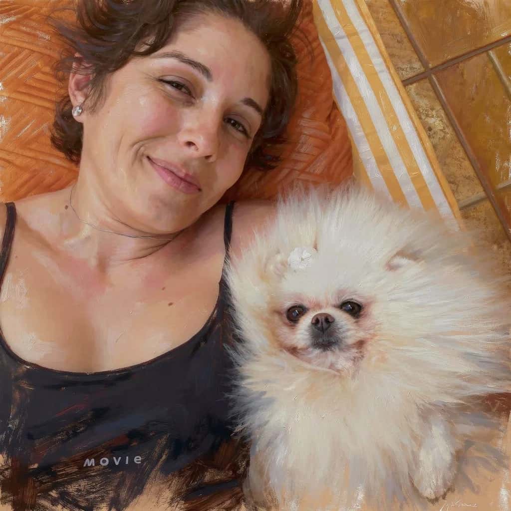 Depois Pintura Digital